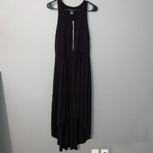 Chelsea & Theodore High-low Black Sleeveless Dress